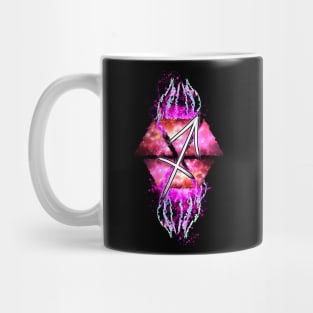 Sagittarius Zodiac - Pink Abstract Mug